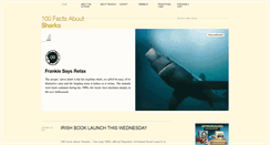 Desktop Screenshot of 100factsaboutsharks.com